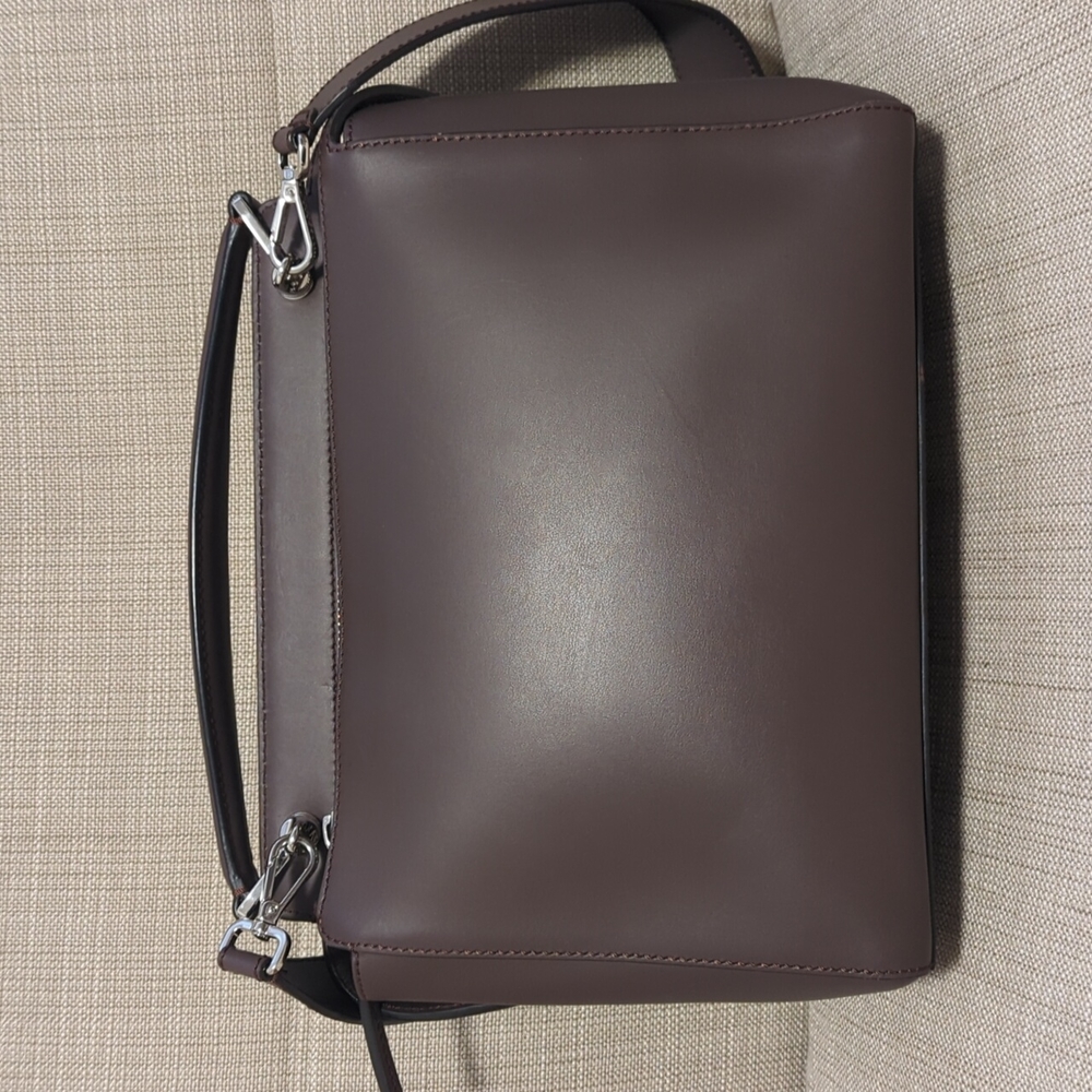 Fendi Dotcom Leather Shoulder Bag with Silver Hardware - Picture 3 of 16